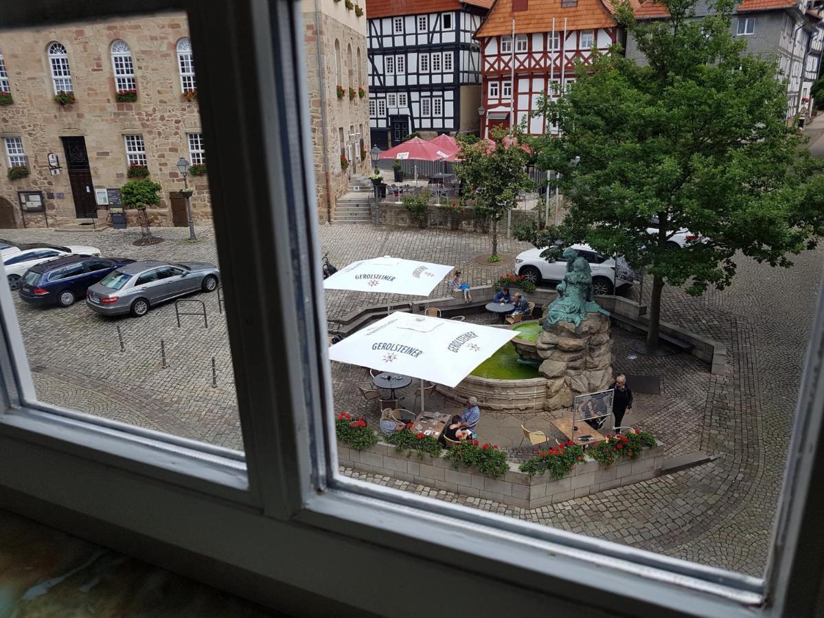 Ferienwohnung Historischer Marktplatz Spangenberg Exteriör bild