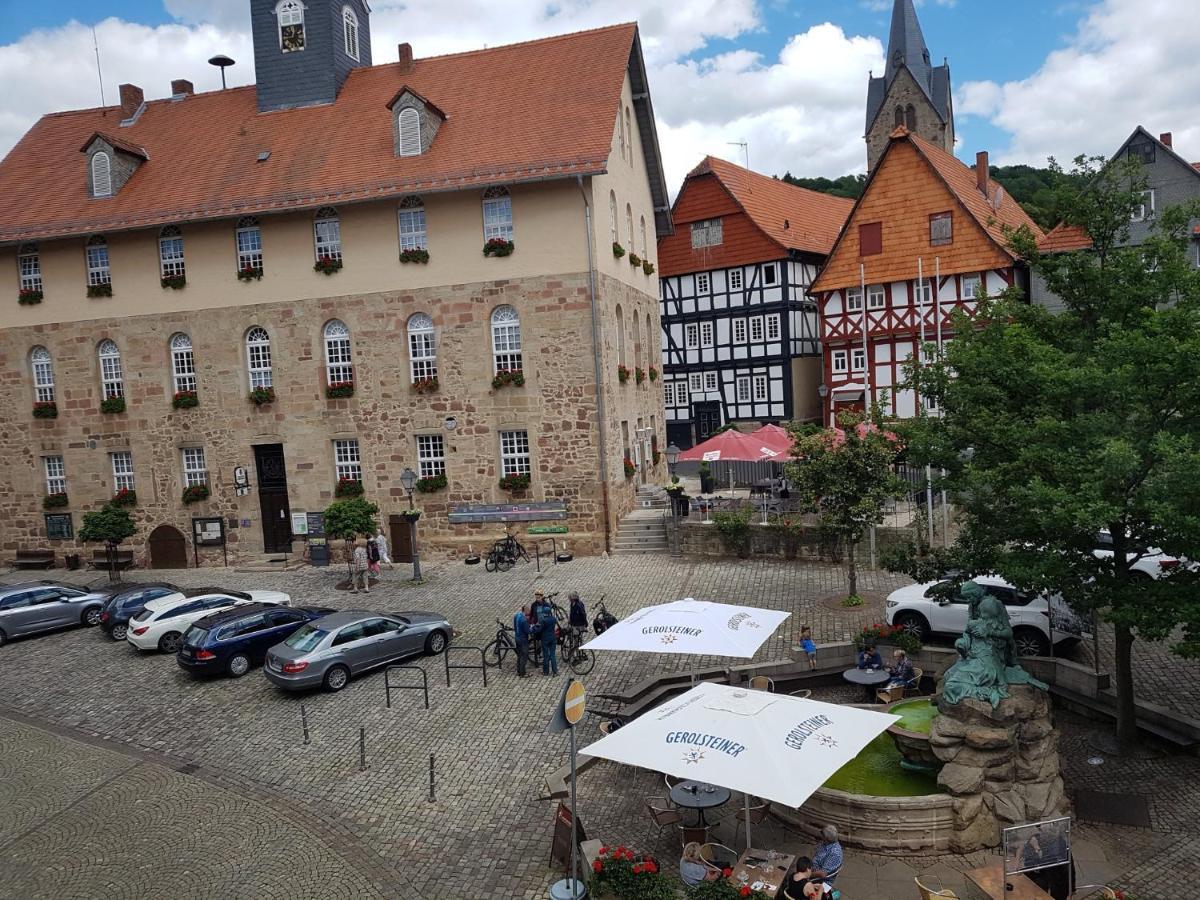 Ferienwohnung Historischer Marktplatz Spangenberg Exteriör bild