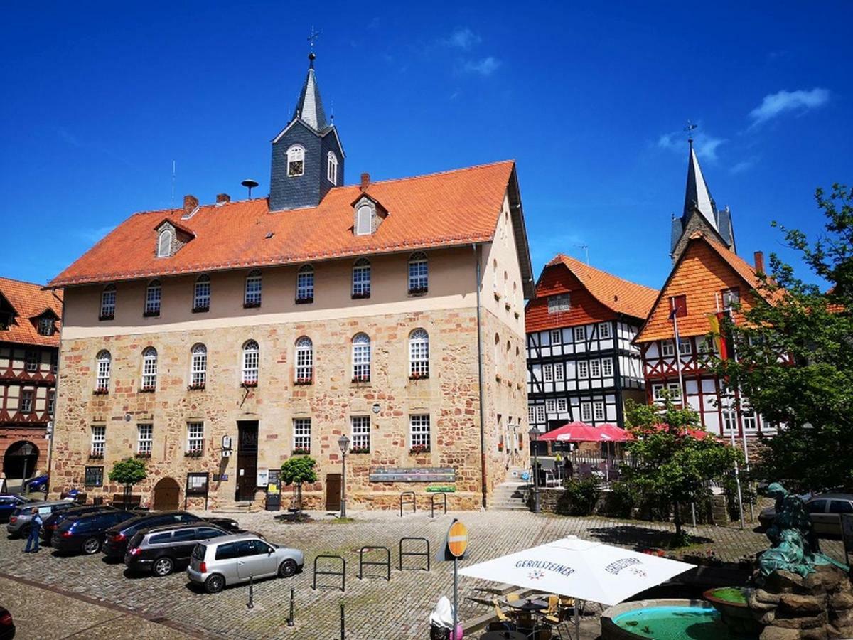 Ferienwohnung Historischer Marktplatz Spangenberg Exteriör bild