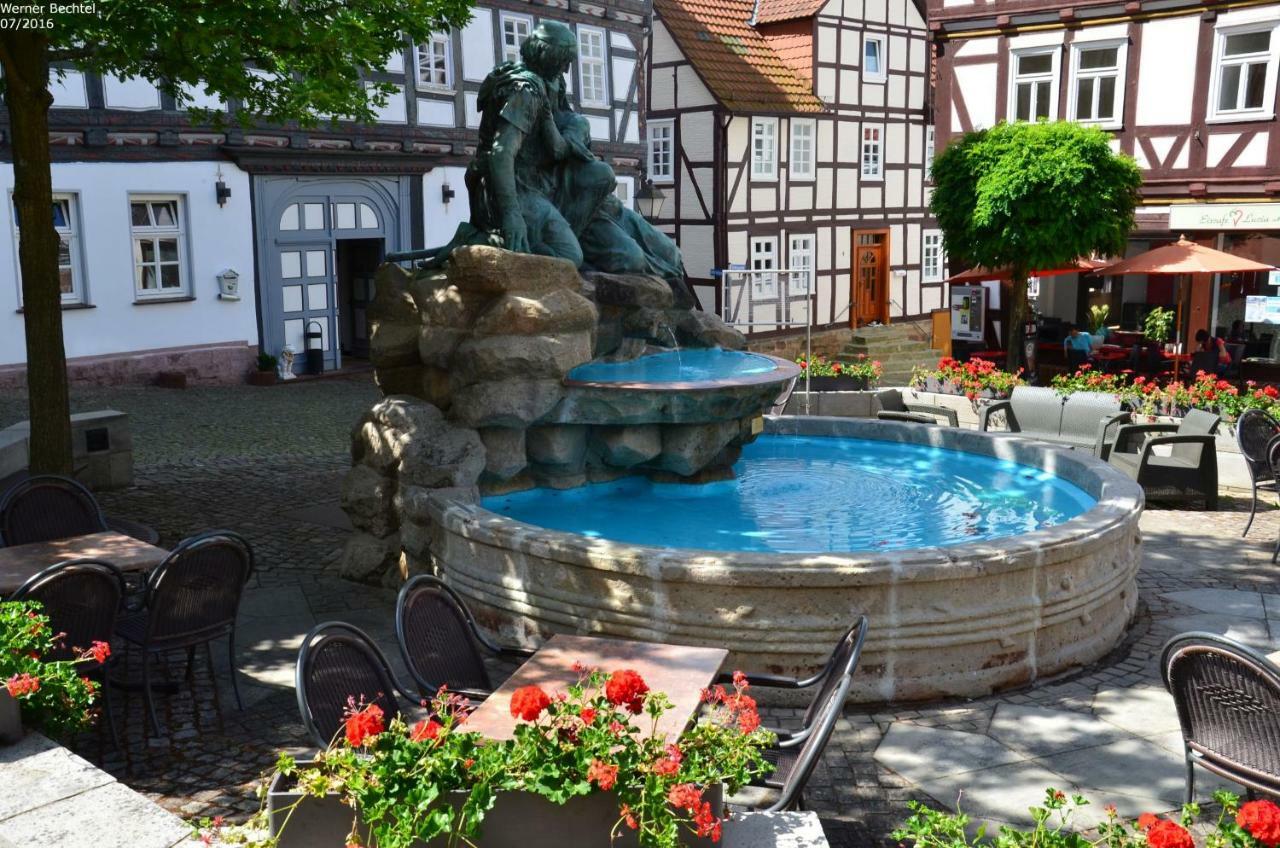 Ferienwohnung Historischer Marktplatz Spangenberg Exteriör bild