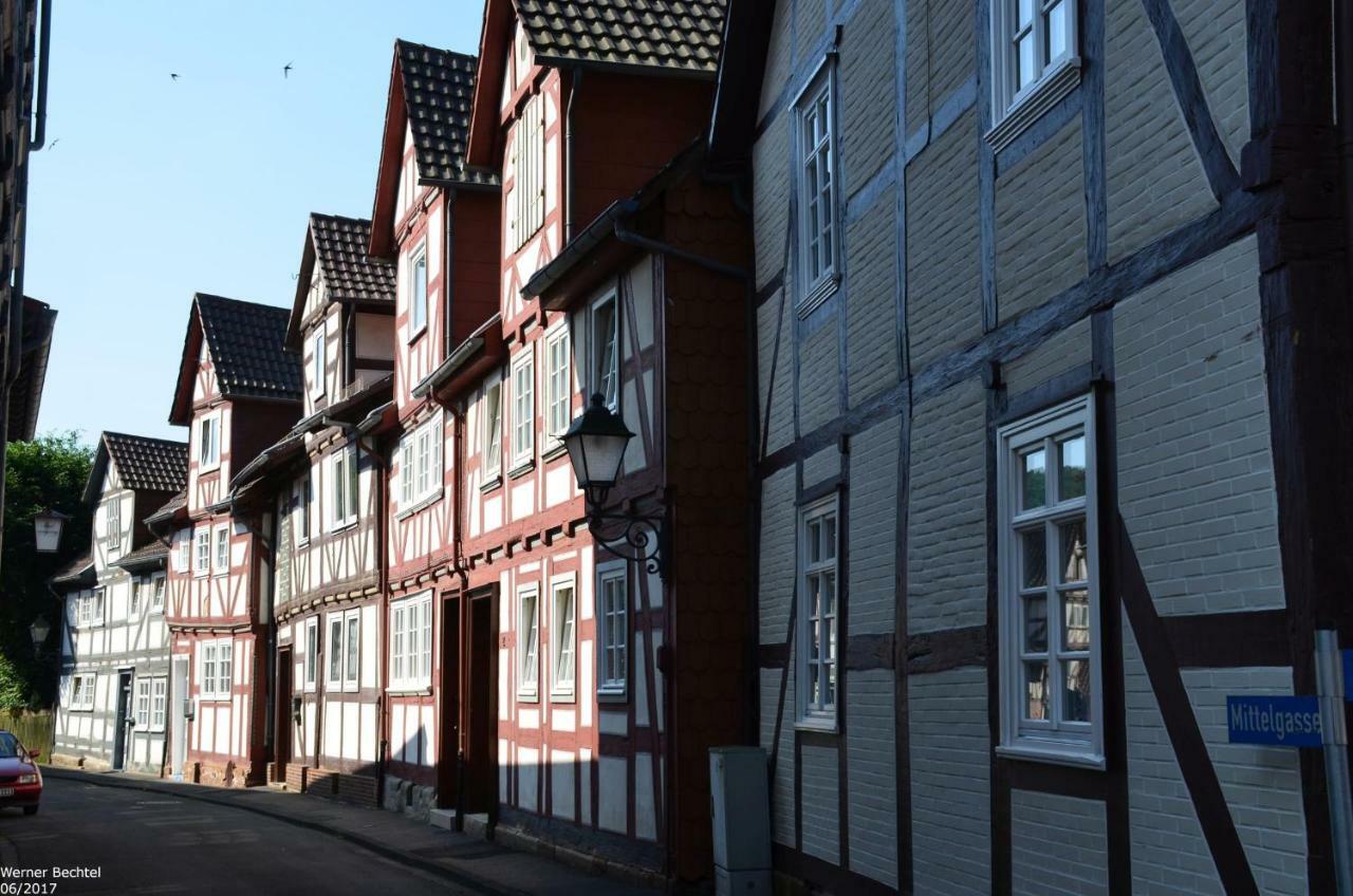 Ferienwohnung Historischer Marktplatz Spangenberg Exteriör bild